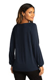 Port Authority ® Ladies Luxe Knit Jewel Neck Top