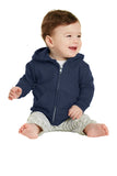 Port & Company® Infant Core Fleece Full-Zip Hooded Sweatshirt
